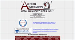 Desktop Screenshot of americanarch.com